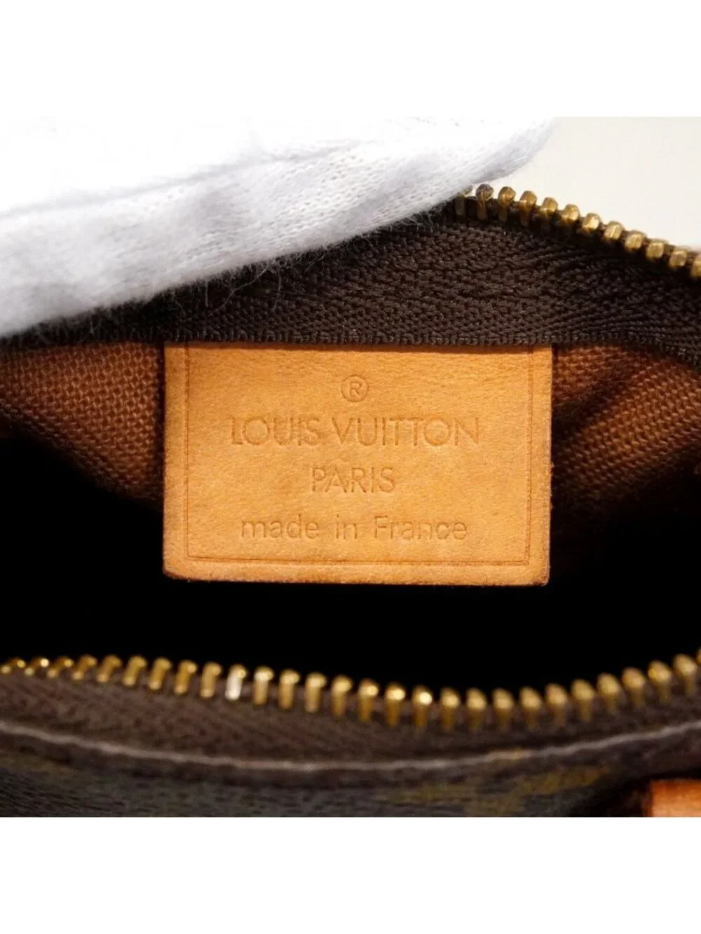 Louis Vuitton Handbag Monogram Mini Speedy Brown 2-Way